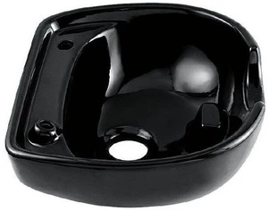 DEZIINE Portable Height Shampoo Basin Adjustable Hair Treatment Bowl Barber Salon Tool -Black (Only Basin No Stand) Hair Wash Basin (Black) - Professional Shampoo & Wash Basins/Stations Equipment at Beauty Republic Equipment Store
